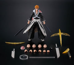 Bandai Tamashii Nations: Bleach Thousand-Year War Ichigo Kurosaki - Dual Zangetsu S.H.Figuarts Figure Toys & Games Bandai Namco   