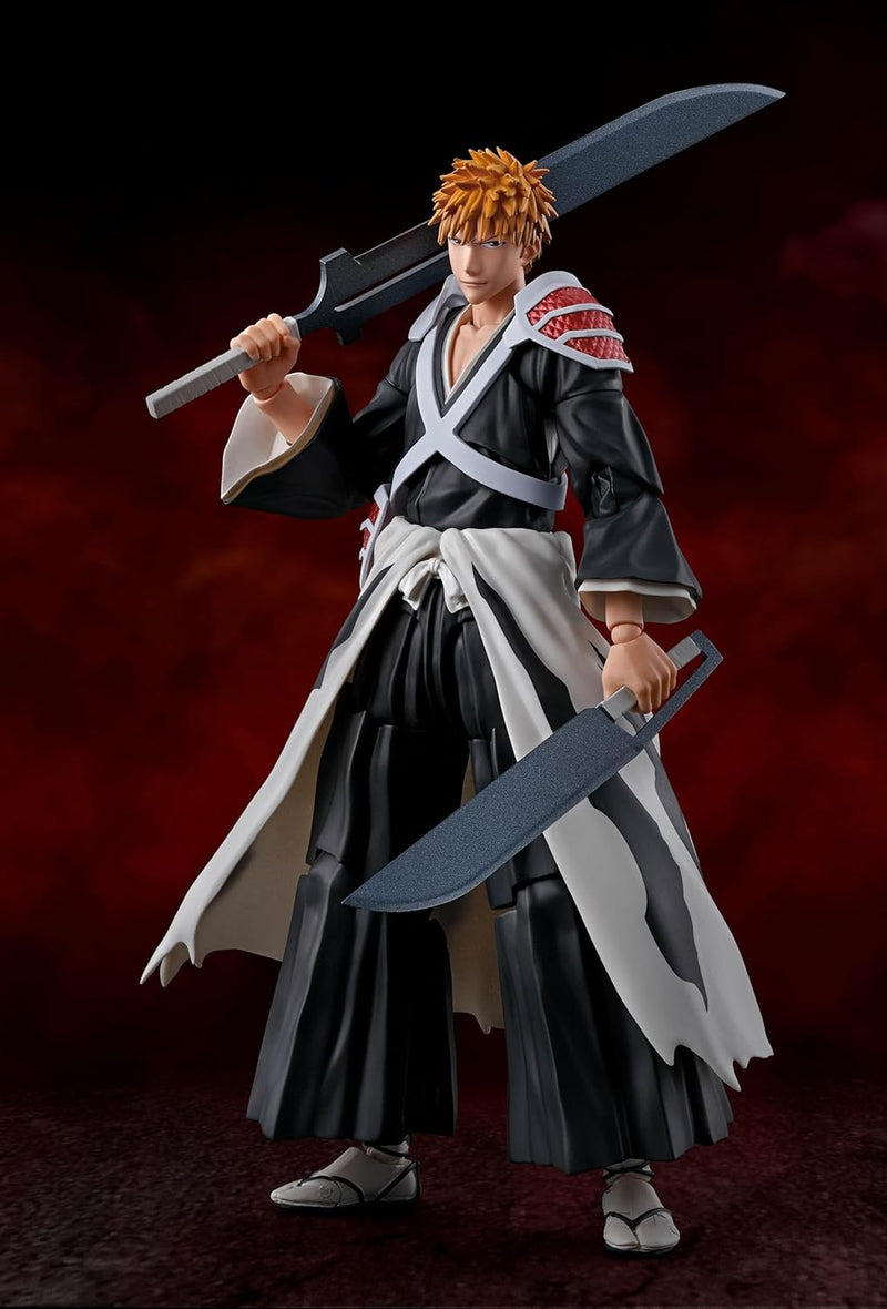 Bandai Tamashii Nations: Bleach Thousand-Year War Ichigo Kurosaki - Dual Zangetsu S.H.Figuarts Figure Toys & Games Bandai Namco   