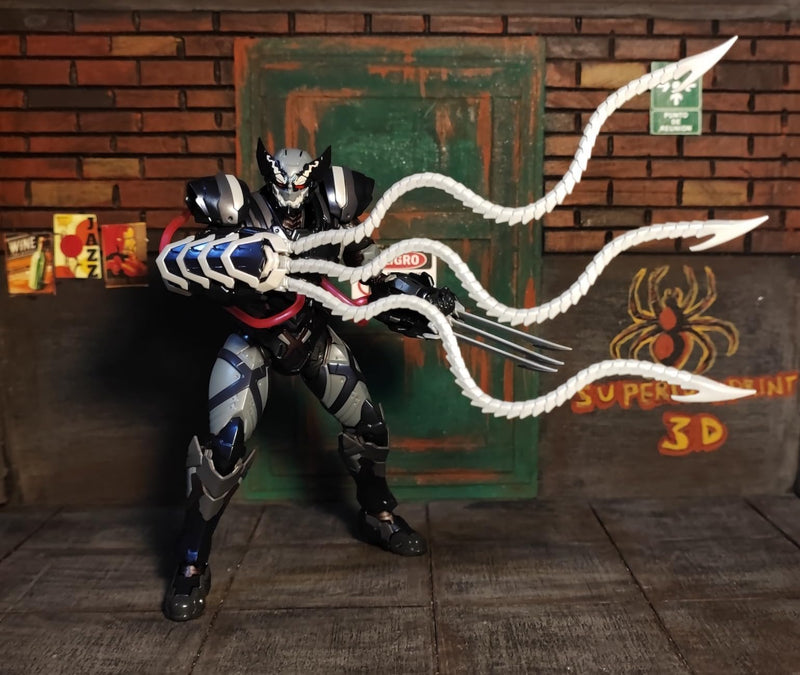 Tamashii Nations: Avengers: Tech On Venom Symbiote Wolverine - S.H.Figuarts Toys & Games Bandai Namco   