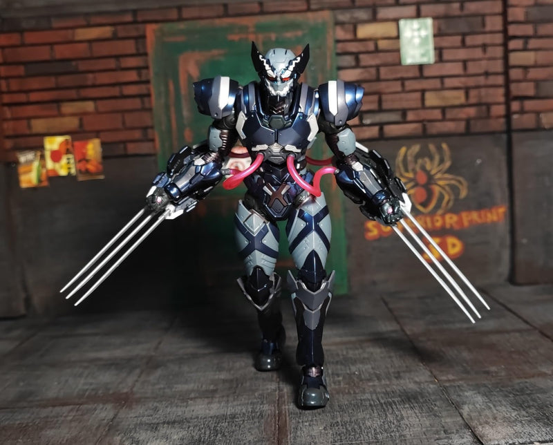 BANDAI TECH-ON AVENGERS S.H. Figuarts Venom Symbiote Wolverine 16 cm BANDAI TECH-ON AVENGERS S.H. Figuarts Venom Symbiote Wolverine 16 cm