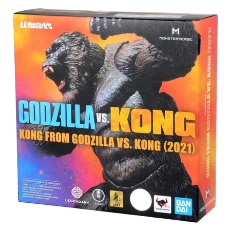 Godzilla vs. Kong  - Kong from Movie Godzilla VS. Kong (2021) S.H. Bandai Tamashii Nations MonsterArts Action Figure Toys & Games Bandai Namco   