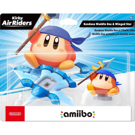 Bandana Waddle Dee & Winged Star - Kirby Air Riders Series [Amiibo Accessory]