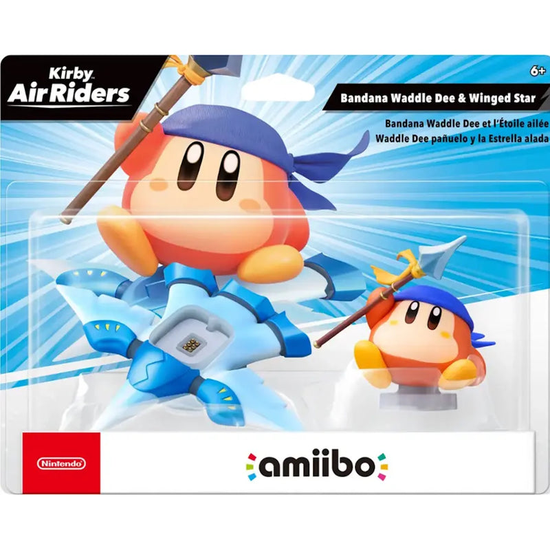 Bandana Waddle Dee & Winged Star - Kirby Air Riders Series [Amiibo Accessory]