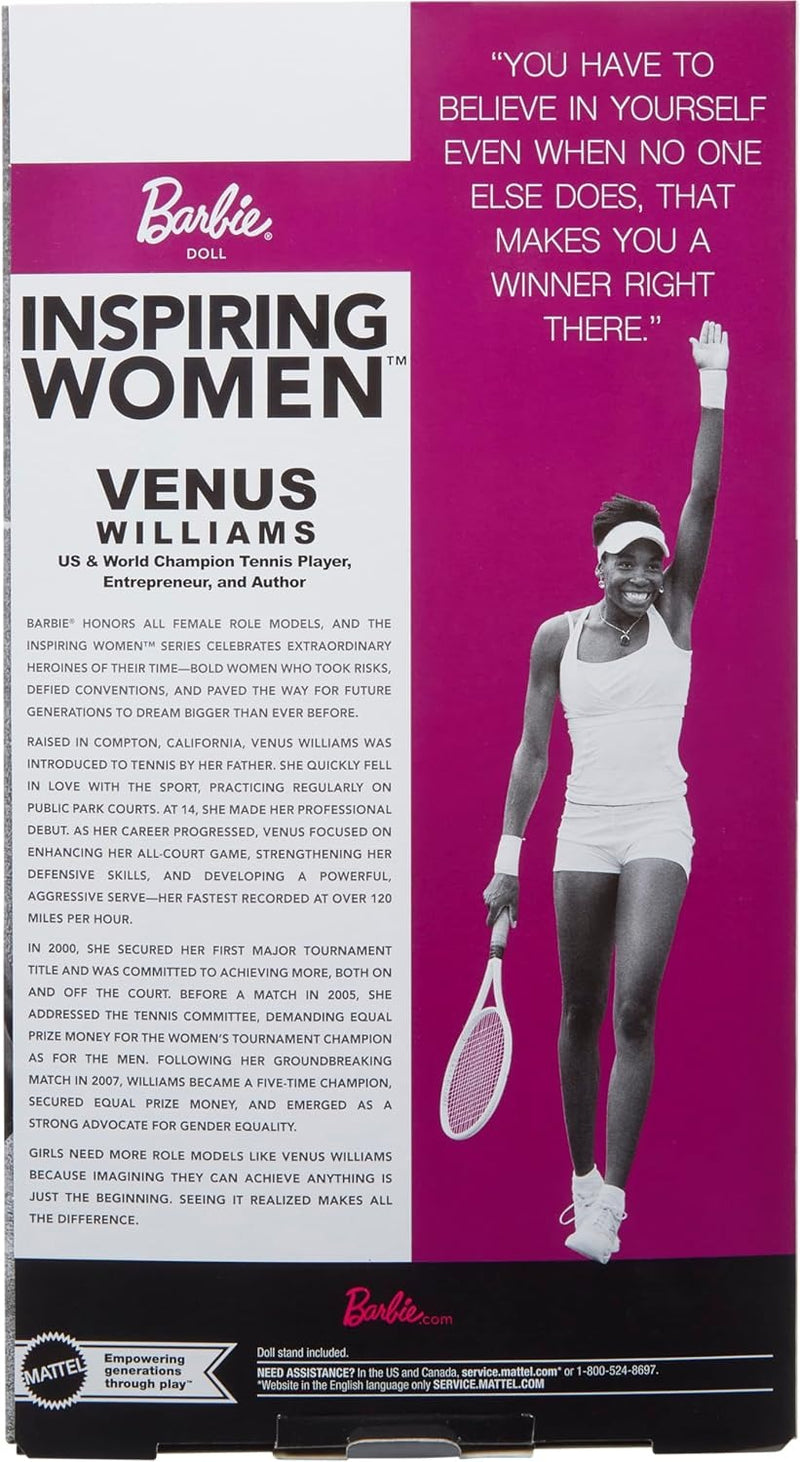 Barbie Signature: Inspiring Women - Venus Williams Doll Toys & Games Mattel