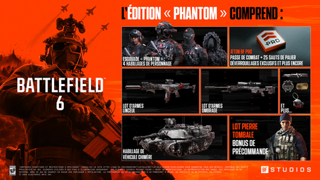 Battlefield 6 - Phantom Edition [PlayStation 5] PlayStation 5 Video Game Electronic Arts