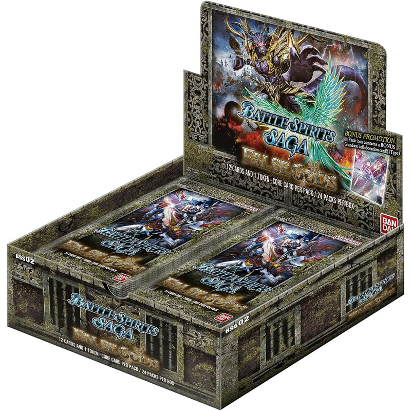 Battle Spirits Saga TCG: False Gods Booster Box - 24 Packs Card Game Bandai Namco   