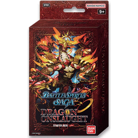 Battle Spirits Saga TCG: Starter Deck 1 - Dragon Onslaught ST01 Card Game Bandai Namco   