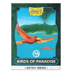 Dragon Shield Sleeves: Magic: The Gathering TCG: Retro Series Brushed Art [Birds of Paradise] - 100 Standard Size Sleeves