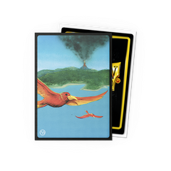 Dragon Shield Sleeves: Magic: The Gathering TCG: Retro Series Brushed Art [Birds of Paradise] - 100 Standard Size Sleeves Card Game Dragon Shield