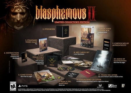 Blasphemous 2 - Limited Collector's Edition [PlayStation 5] PlayStation 5 Video Game Selecta Play   