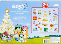 Bluey's Exclusive Classic Christmas Advent Calendar - 24 Exclusive Figures - A Bluey Surprise Each Day! Toys & Games Moose Toys