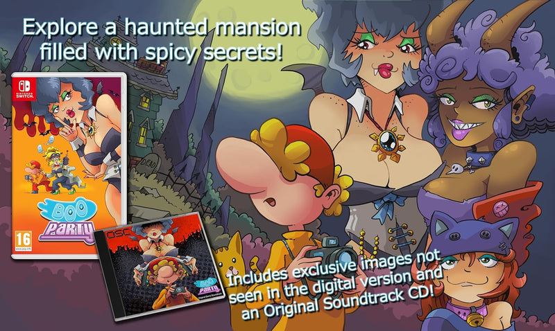 Boo Party - Bonus Soundtrack CD Edition [Nintendo Switch] Nintendo Switch Video Game Funbox Media   