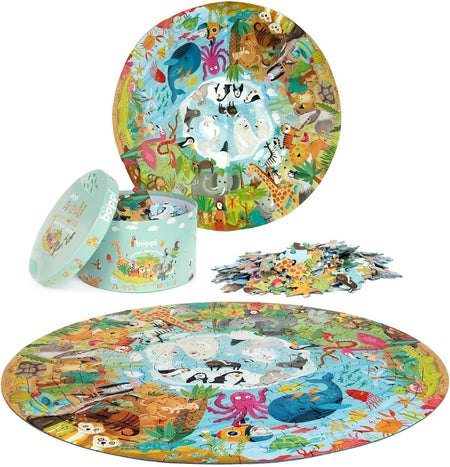 Boppi: Animals Around the World - 150 Piece Puzzle Board Game Boppi