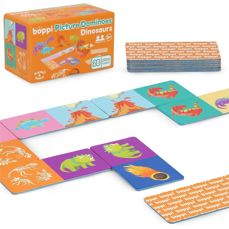 Boppi: Picture Dominoes - Dinosaurs Toys & Games Boppi