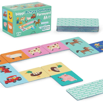 Boppi:Picture Dominoes - Farmyard Toys & Games Bopster
