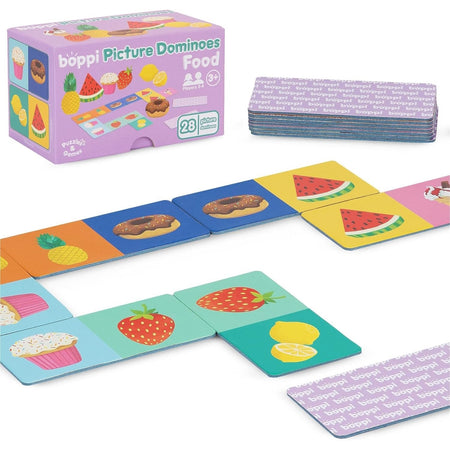 Boppi: Picture Dominoes Game - Food Toys & Games Bopster