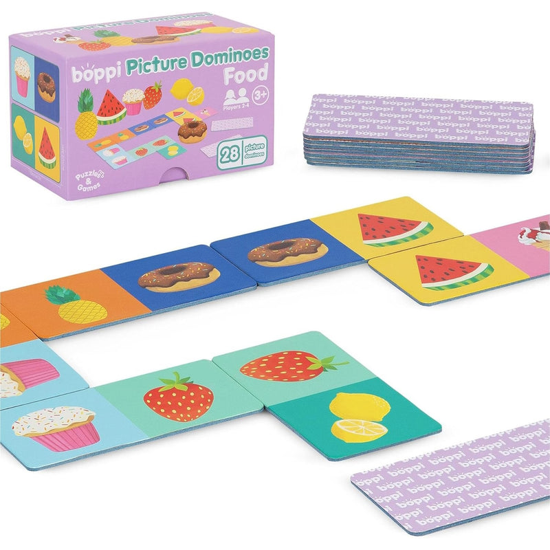 Boppi: Picture Dominoes Game - Food Toys & Games Bopster