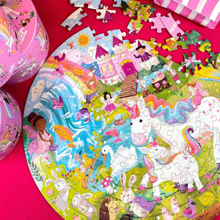 Boppi: Round Unicorn - 150 Piece Puzzle Board Game Boppi
