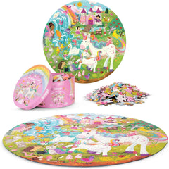 Boppi: Round Unicorn - 150 Piece Puzzle Board Game Boppi