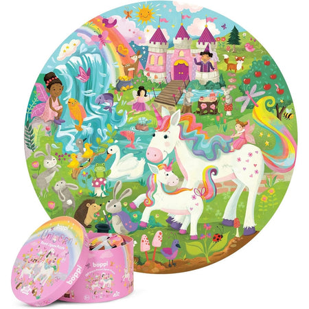 Boppi: Round Unicorn - 150 Piece Puzzle Board Game Boppi