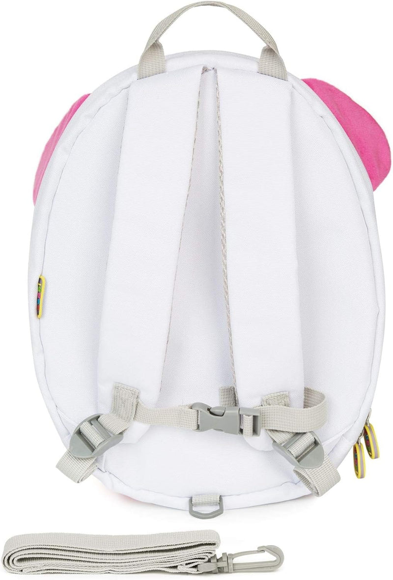 Boppi: Tiny Trekker Kids Backpack - Pink and White Dog Clothing and Apparel Boppi