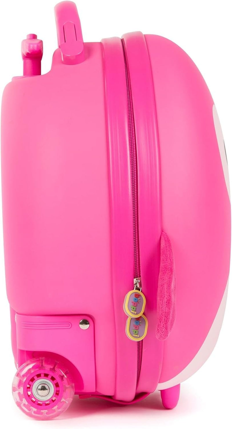 Boppi - Tiny Trekker Kids Rolling Luggage - Pink Penguin Clothing and Apparel Boppi