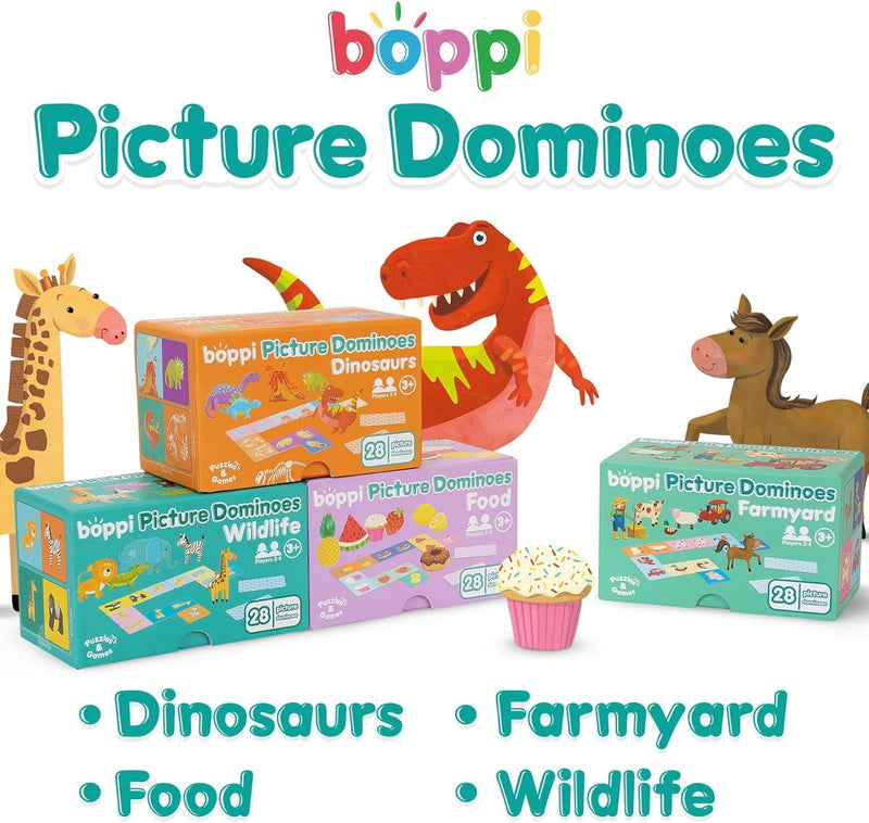 boppi Picture Dominoes Game - Wildlife Toys & Games Boppi