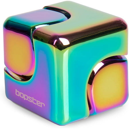 bopster Fidget Cube Spinner - Multicoloured Metallic Toys & Games Bopster
