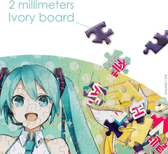bopster: Hatsune Miku Round Jigsaw Puzzle - 500 Piece Puzzle Board Game Bopster