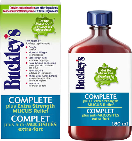 Buckley's Complete Extra Strength Mucus Relief Cough Cold & Flu - 150 mL [Healthcare] Healthcare Buckley's   