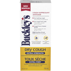 Buckley’s Dry Cough Extra Strength Cough Suppressant Syrup - 150mL [Healthcare] Healthcare Buckley's   