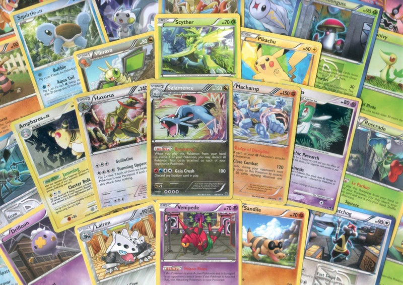 Bulk Pokemon Cards: 50 Foil Card Lot + 2 Bonus Rares Card Game Pokemon   