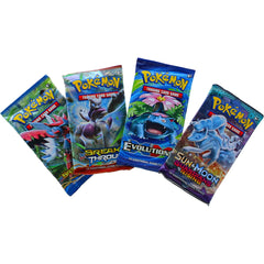 Pokemon TCG: 4 Random Booster Packs - 40 Cards Total - Includes 4 Blister Packs of Random Cards Card Game Pokemon   