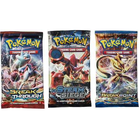 Pokemon TCG: 3 Random Booster Packs - 30 Cards Total - Includes 3 Blister Packs of Random Cards Card Game Pokemon   