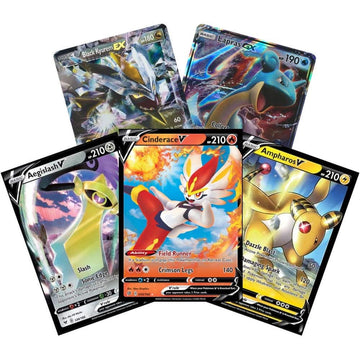 Bulk Pokemon Cards: 5 Cards EX / GX /Mega EX / Prism Stars / Breaks Card Game Pokemon   