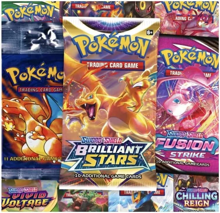 Bulk Pokemon Cards: Pokemon Booster Pack + Mystery Card Bundle Card Game Pokemon   