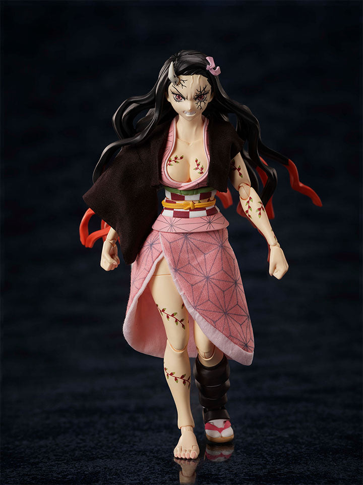 BUZZmod. Demon Slayer: Kimetsu no Yaiba, Nezuko Kamado (Demon Advancing Ver.) 1/12 Scale Action Figure Toys & Hobbies Aniplex of America