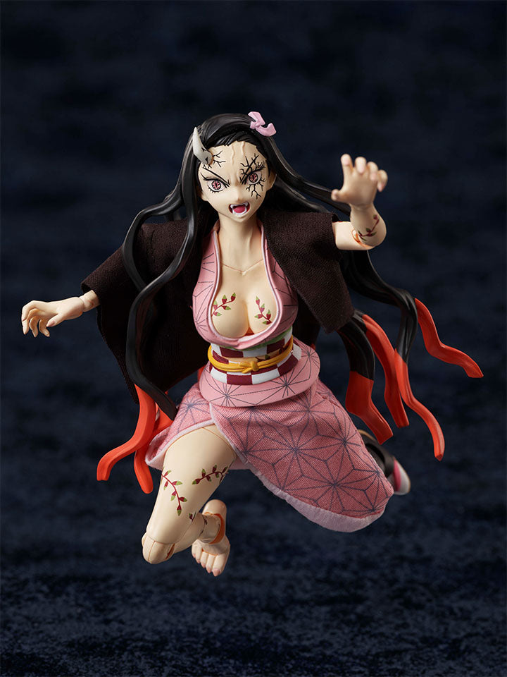BUZZmod. Demon Slayer: Kimetsu no Yaiba, Nezuko Kamado (Demon Advancing Ver.) 1/12 Scale Action Figure Toys & Hobbies Aniplex of America