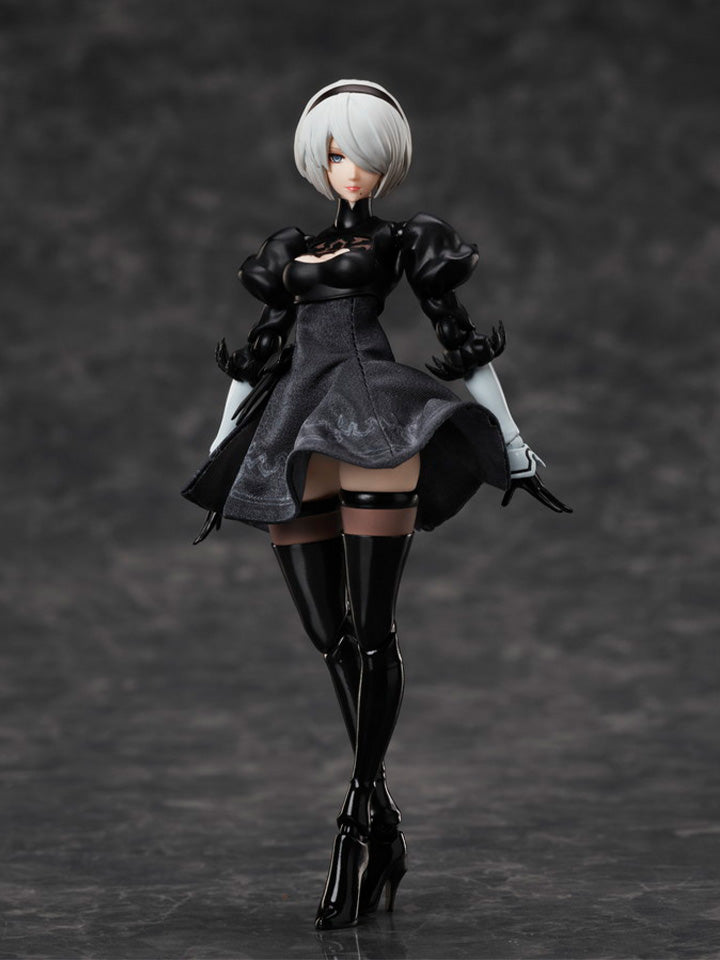 BUZZmod. NieR: Automata, Ver 1.1a 2B 1/12 Scale Action Figure Toys & Hobbies Aniplex of America