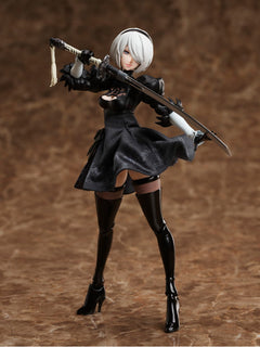 BUZZmod. NieR: Automata, Ver 1.1a 2B 1/12 Scale Action Figure Toys & Hobbies Aniplex of America