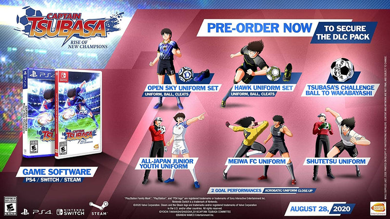 Captain Tsubasa: Rise of New Champions [PlayStation 4] PlayStation 4 Video Game Bandai Namco   