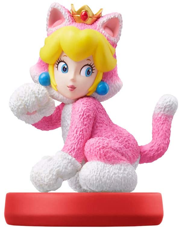 Cat Mario & Cat Peach Amiibo - Super Mario Series [Nintendo Accessory] Nintendo Accessories Nintendo   