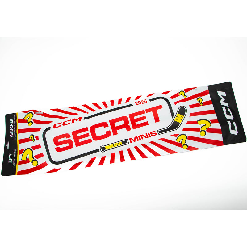CCM Secret Mini Hockey Sticks 2025 (Lefty) - 1 Random Stick Sports & Outdoors CCM