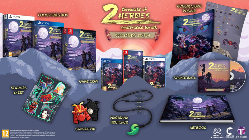 Chronicles of 2 Heroes: Amaterasu's Wrath - Collector's Edition [Nintendo Switch] Nintendo Switch Video Game Tesura Games   