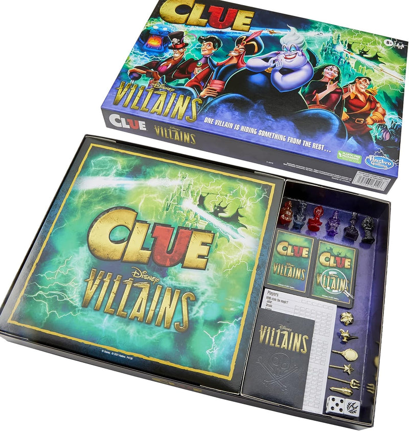 Clue: Disney Villains Edition [Board Game, 3-5 Players] Board Game Hasbro   