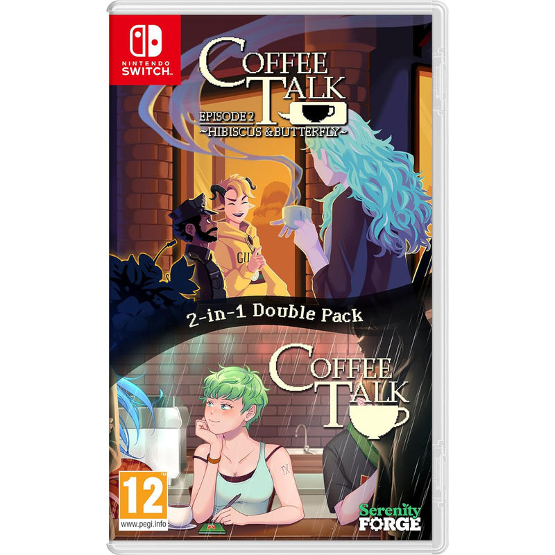 Coffee Talk 1 & 2 - 2 Game Bundle [Nintendo Switch] Nintendo Switch Video Game Serenity Forge   