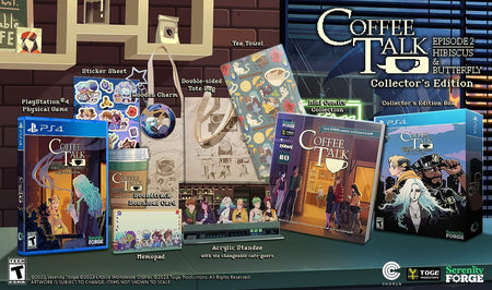 Coffee Talk Episode 2 Hibiscus & Butterfly - Collector's Edition [PlayStation 4] PlayStation 4 Video Game Serenity Forge   