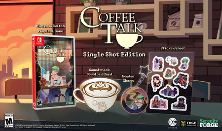 Coffee Talk - Single Shot Edition [PlayStation 4] PlayStation 4 Video Game Serenity Forge   