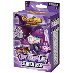 CookieRun Braverse TCG: Brave Beginning 5 Starter Deck Set: Red, Yellow, Green, and Purple Card Game Devsisters