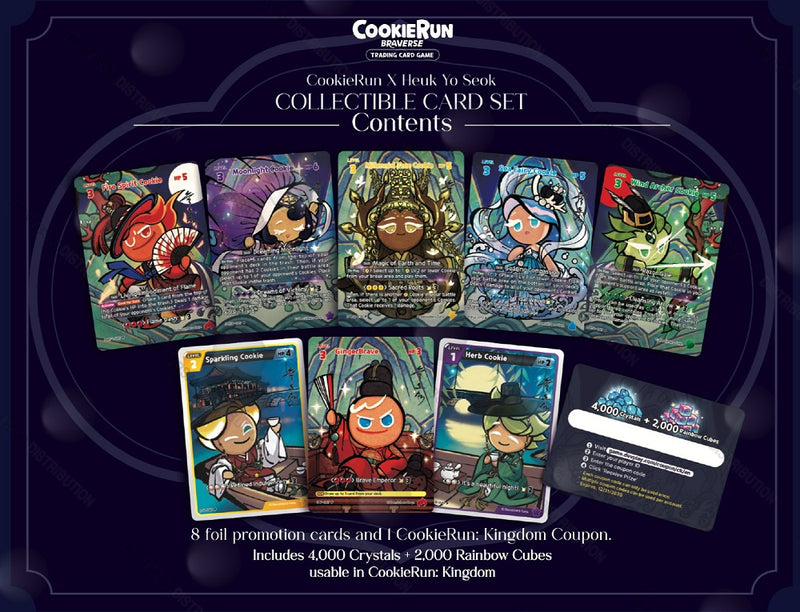 CookieRun Braverse TCG: Obsidian Collectible Card Set Card Game Devsisters